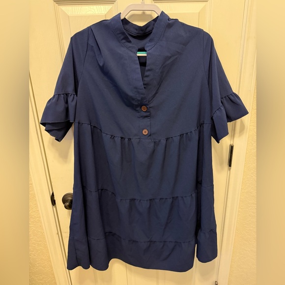 SHEIN Curve 2XL Navy Garment - Picture 1 of 3